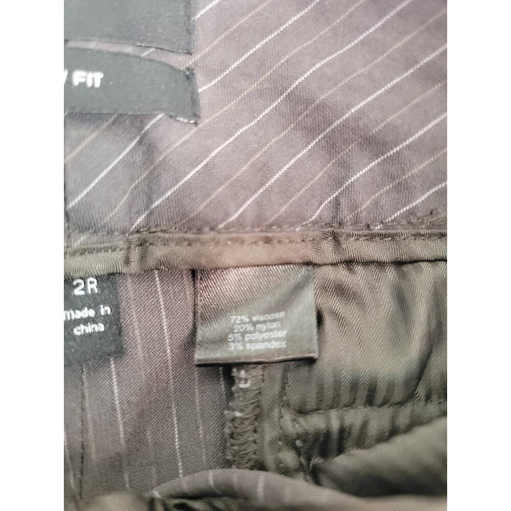 The Limited Trouser Pants Low Rise Pinstripe Flare 2x32 Office Siren Academia - Picture 7 of 9